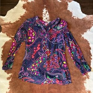 Lilly Pulitzer 100% cotton long sleeve 
size large